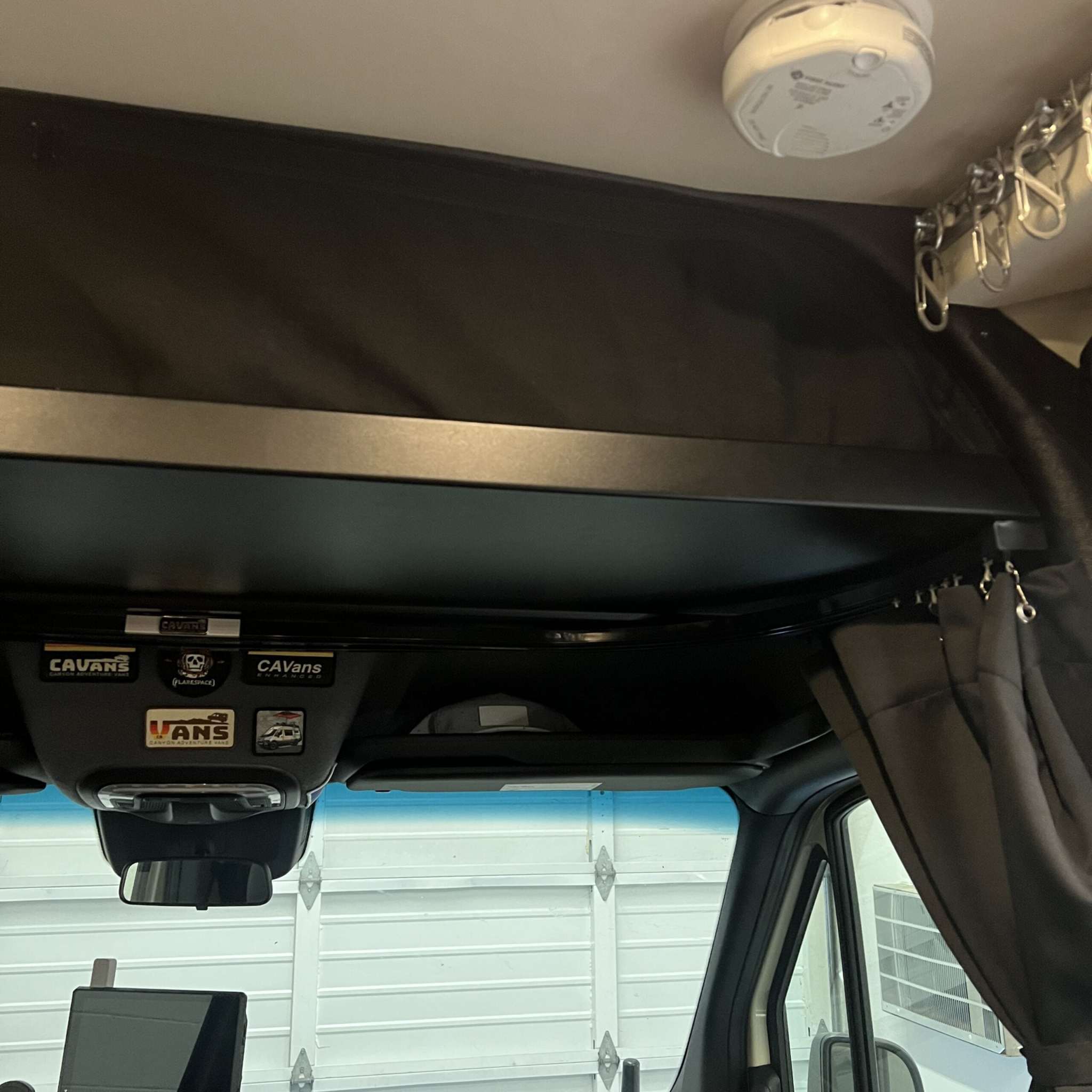 2019+ Sprinter Headliner Shelf No Curtain Rod - Image 3