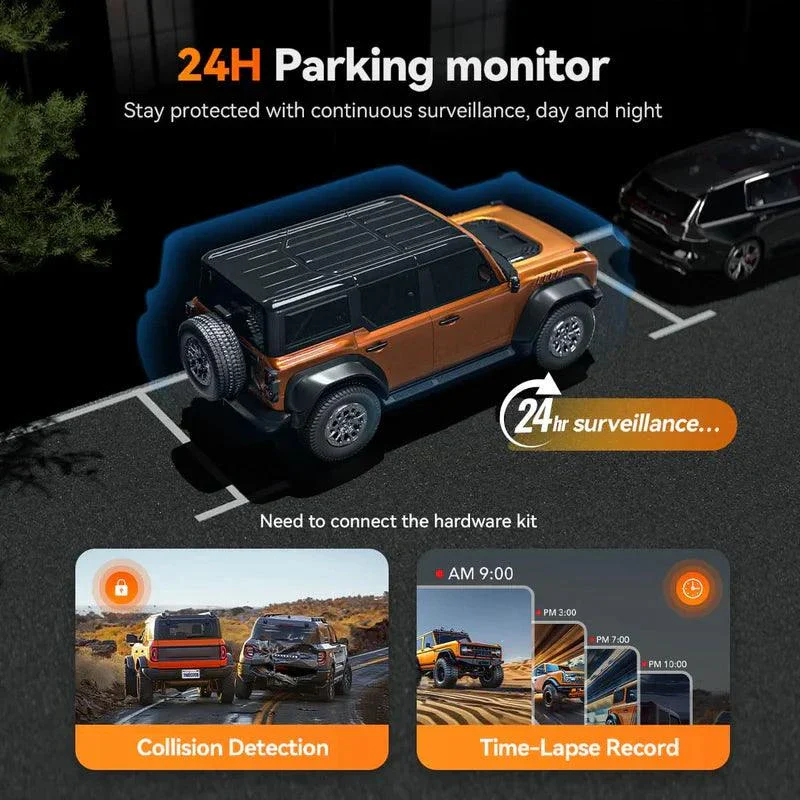G900TriPro 4k 3 Channel Cabin Version Smart Rear View Mirror - Image 4