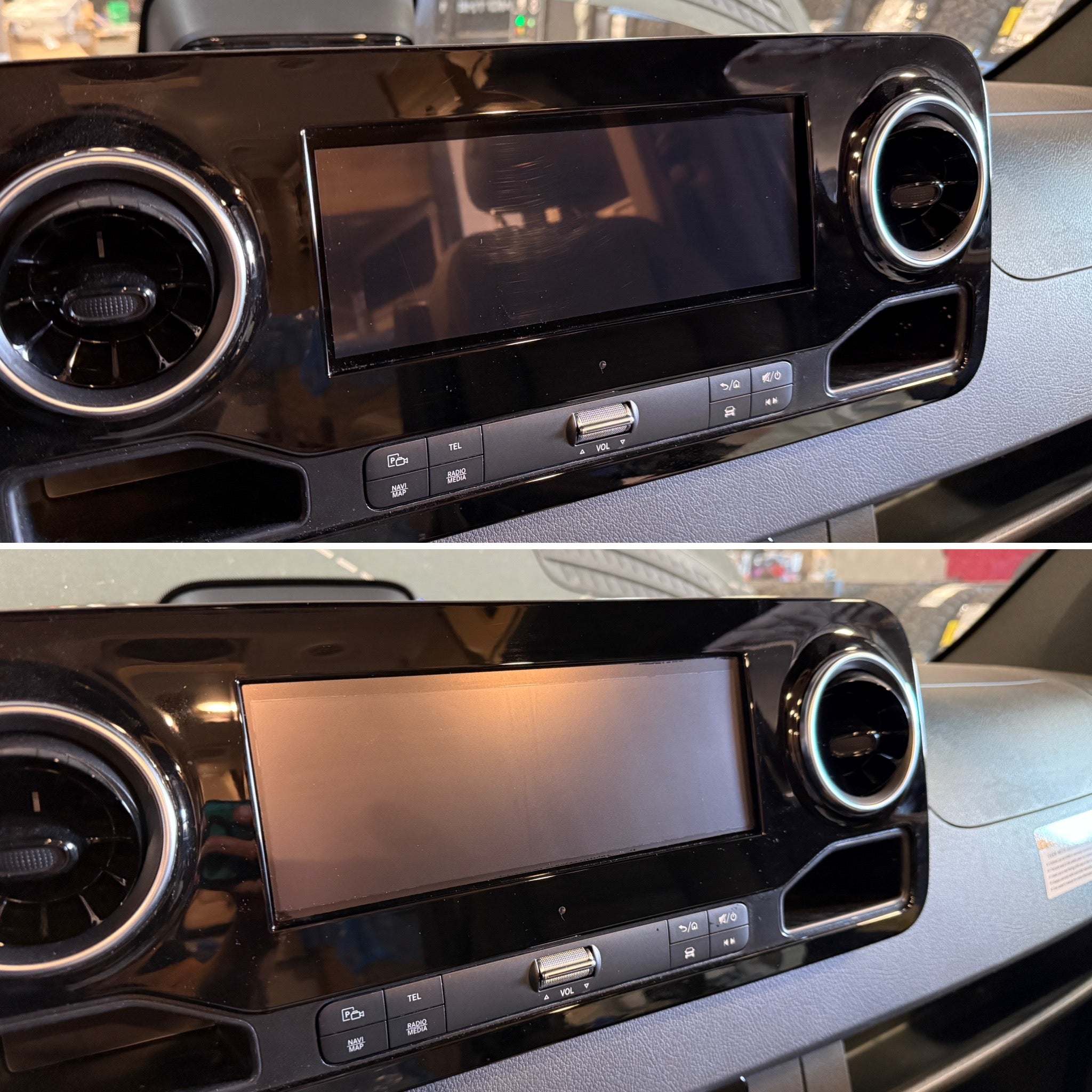 Sprinter Infotainment Protective Film : Clear Matte (2019+) - Image 3